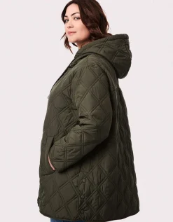 Bernardo Fashions Arboretum Relaxed Puffer Jacket - Curve>Women Jackets