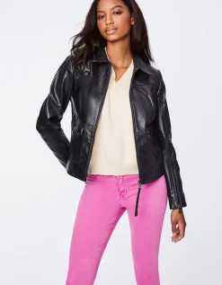 Bernardo Fashions Boston Common Leather Jacket>Women Leather