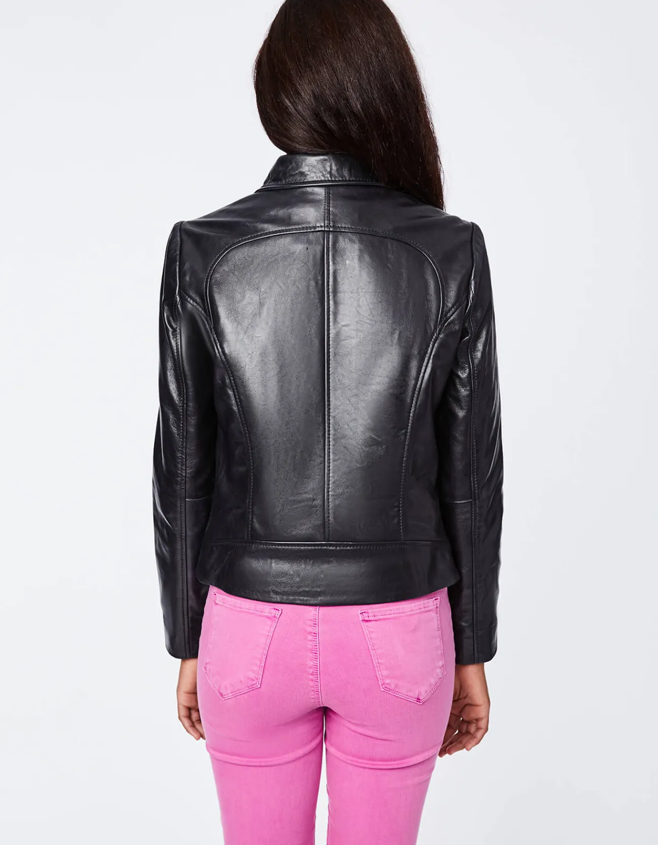 Bernardo Fashions Boston Common Leather Jacket>Women Leather