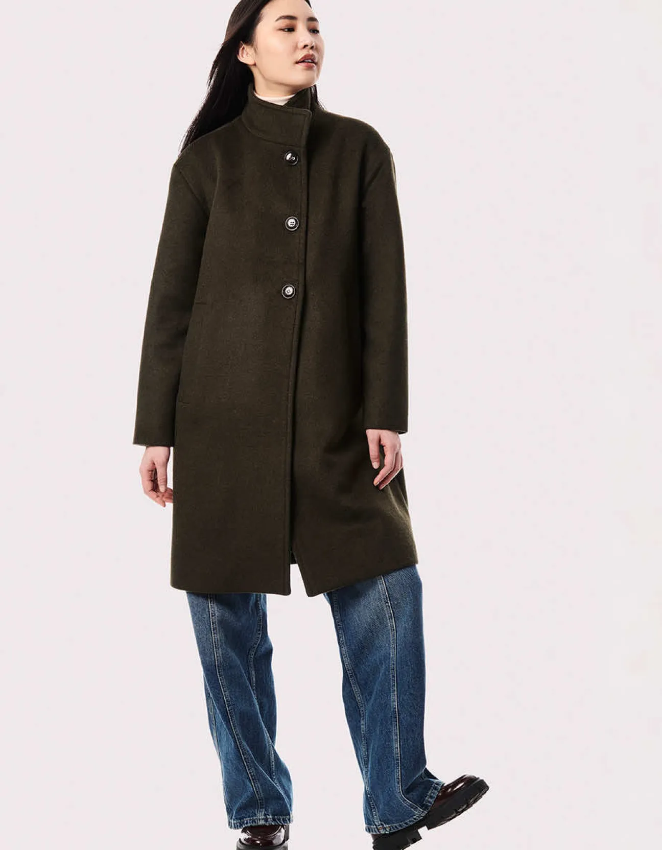 Bernardo Fashions Camelot Wool Coat>Women Wool