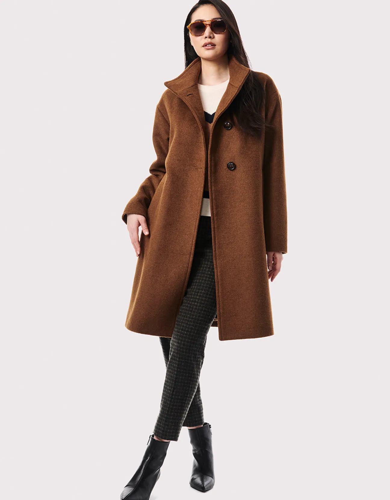 Bernardo Fashions Camelot Wool Coat>Women Wool