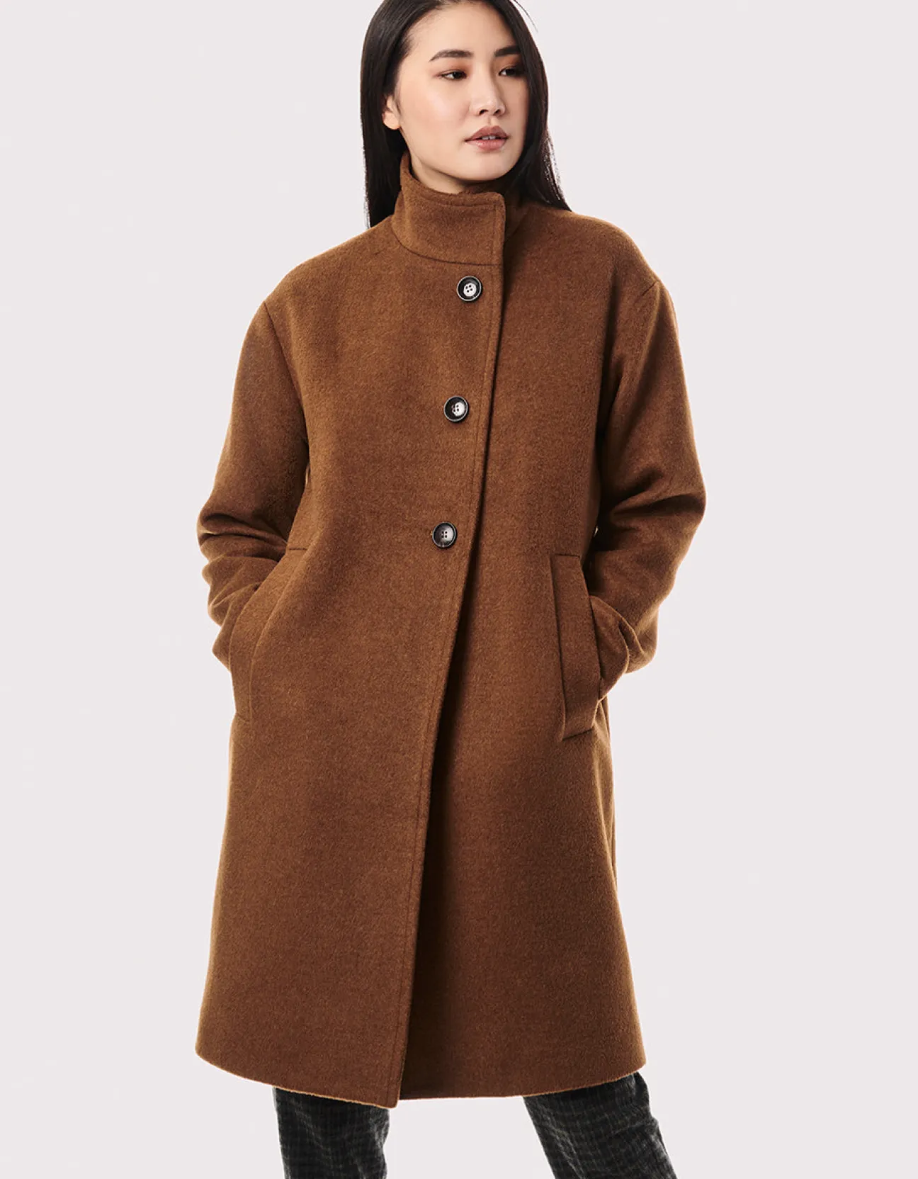 Bernardo Fashions Camelot Wool Coat>Women Wool