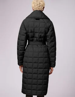 Bernardo Fashions Charleston Long Puffer Coat>Women Long Coats