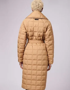 Bernardo Fashions Charleston Long Puffer Coat>Women Long Coats