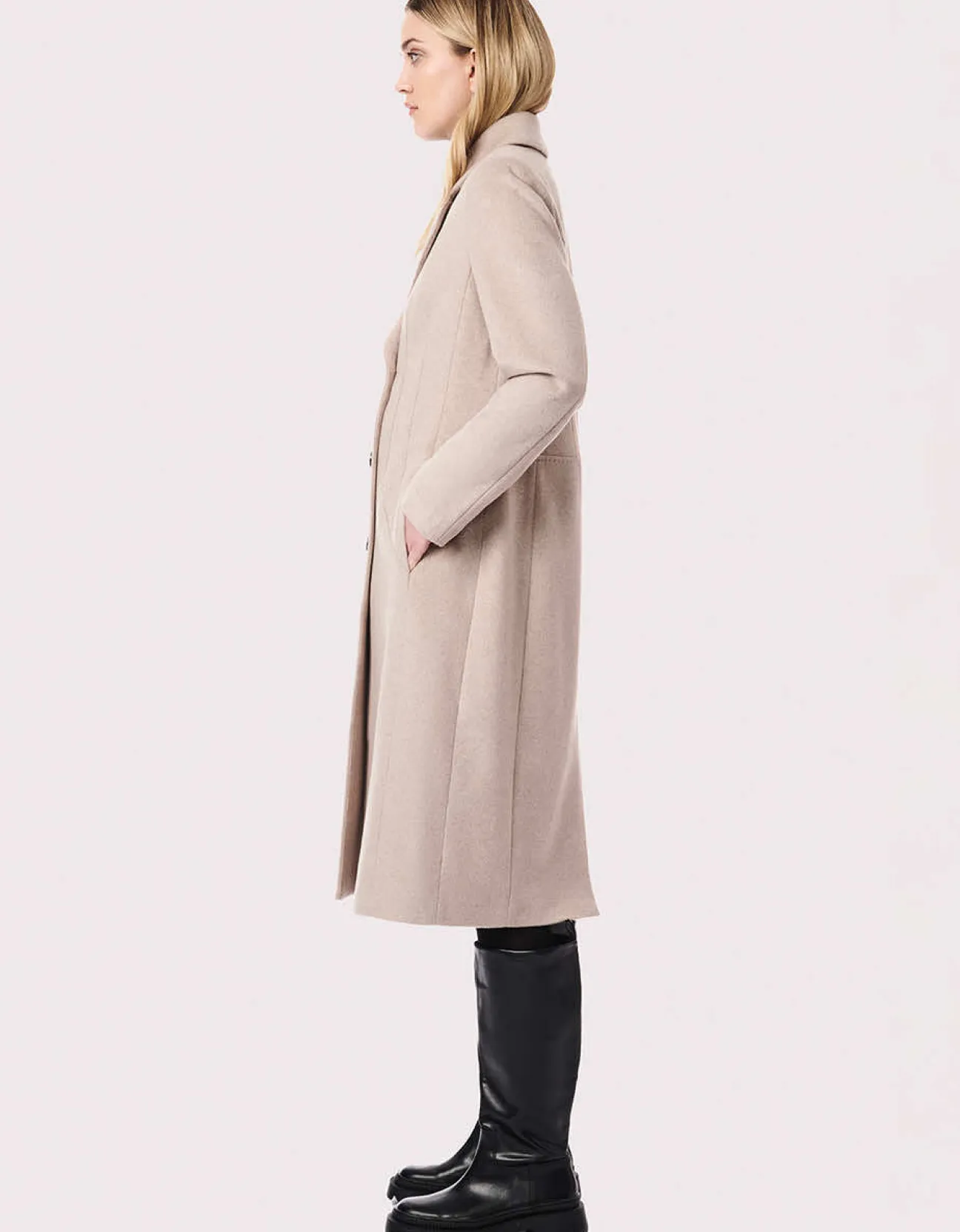 Bernardo Fashions City Chic Long Wool Coat>Women Wool