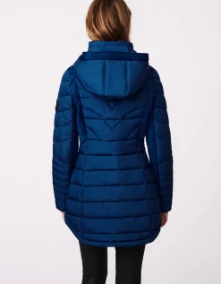 Bernardo Fashions City Hybrid Puffer Coat>Women Performance