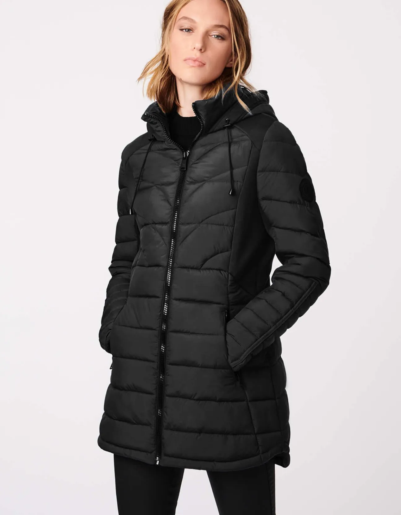 Bernardo Fashions City Hybrid Puffer Coat>Women Performance