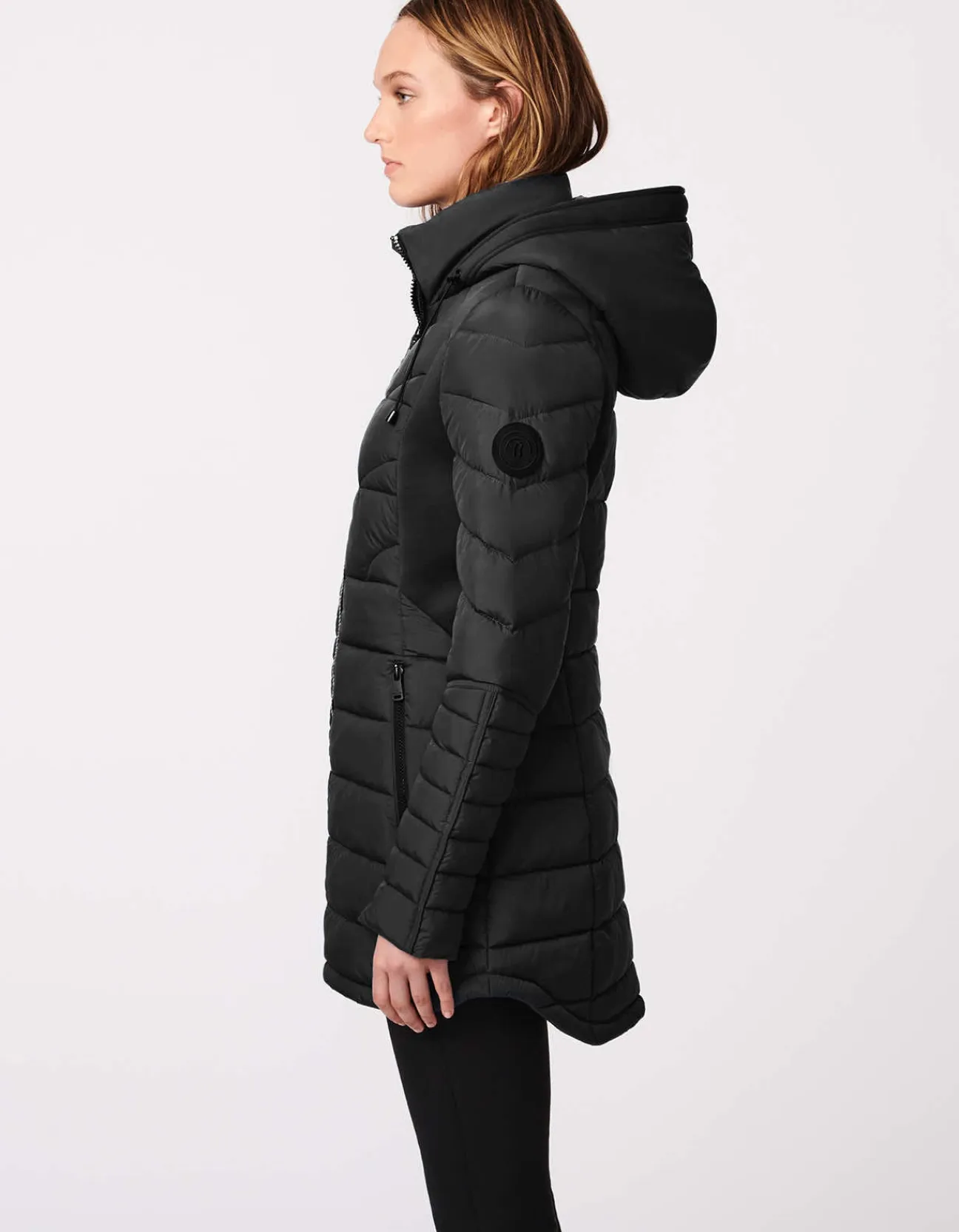 Bernardo Fashions City Hybrid Puffer Coat>Women Performance
