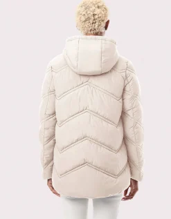 Bernardo Fashions Classic Chevron Puffer Jacket>Women Jackets