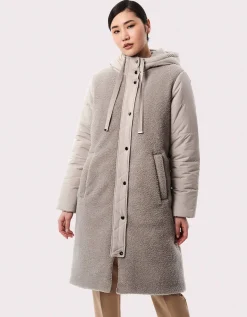 Bernardo Fashions Creative Combo Vegan Fur Puffer Walker>Women Vegan Fur