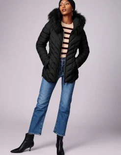 Bernardo Fashions Denali Versatile Vegan Fur Puffer Jacket>Women Walkers