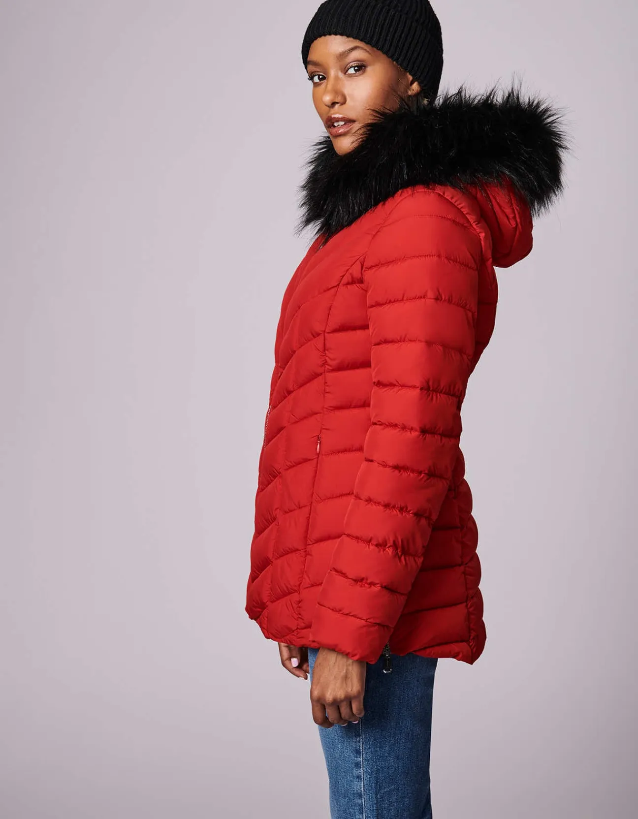 Bernardo Fashions Denali Versatile Vegan Fur Puffer Jacket>Women Walkers