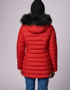Bernardo Fashions Denali Versatile Vegan Fur Puffer Jacket>Women Walkers
