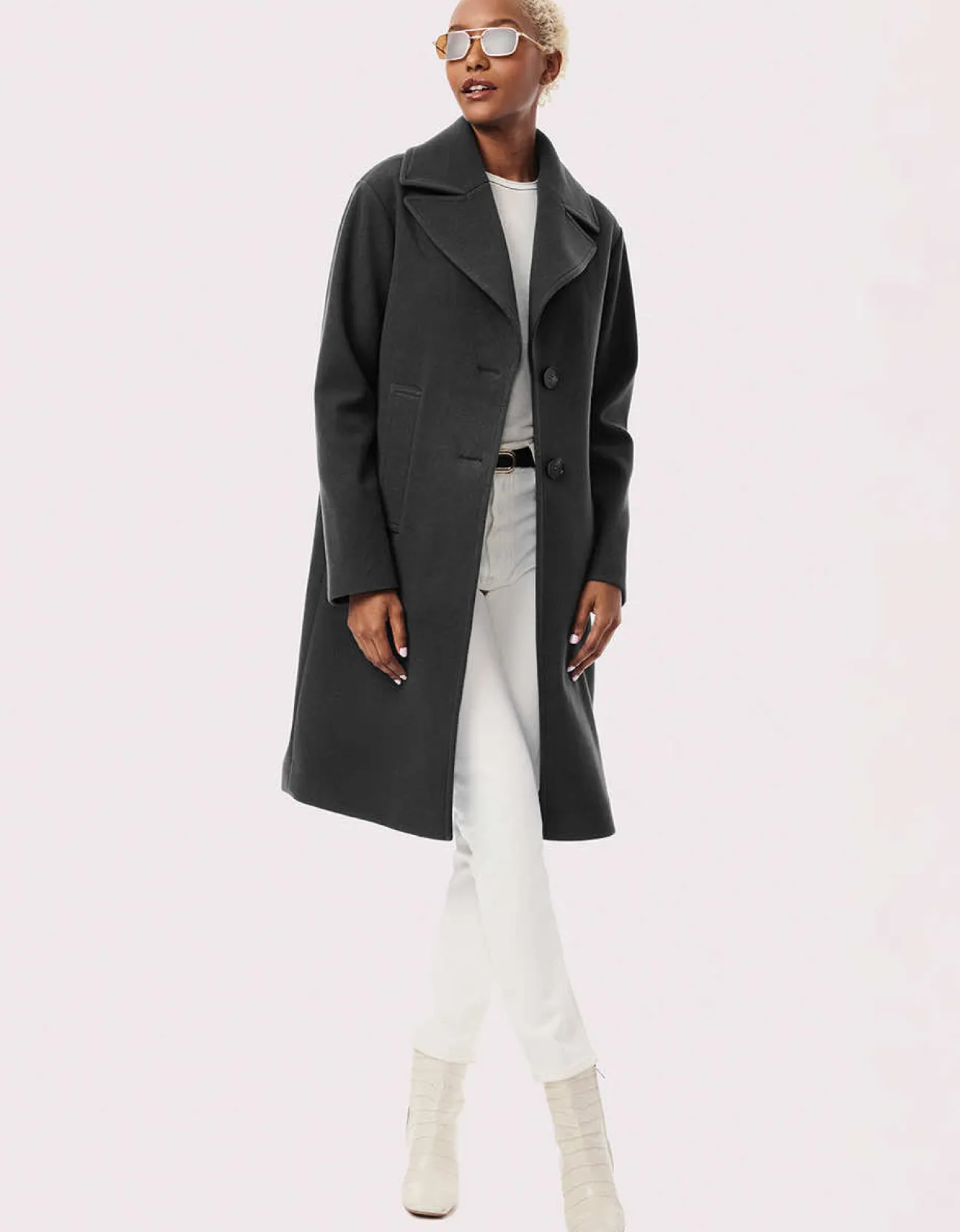Bernardo Fashions Desk To Dinner Wool Coat>Women Wool