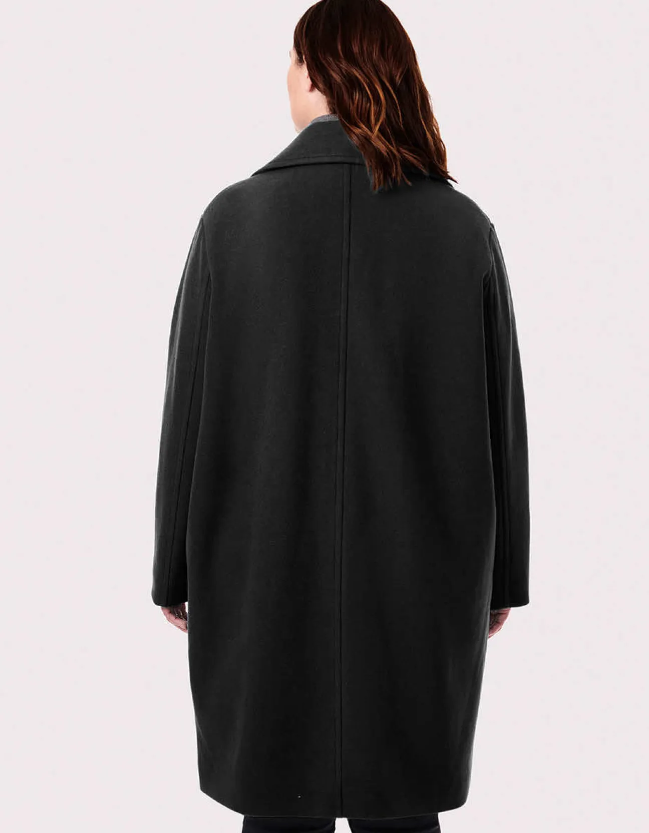 Bernardo Fashions Desk To Dinner Wool Coat - Curve>Women Wool