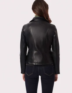 Bernardo Fashions Edge City Moto Leather Jacket>Women Leather