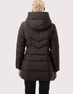 Bernardo Fashions Fab Funnel Quilted Puffer Jacket>Women Jackets