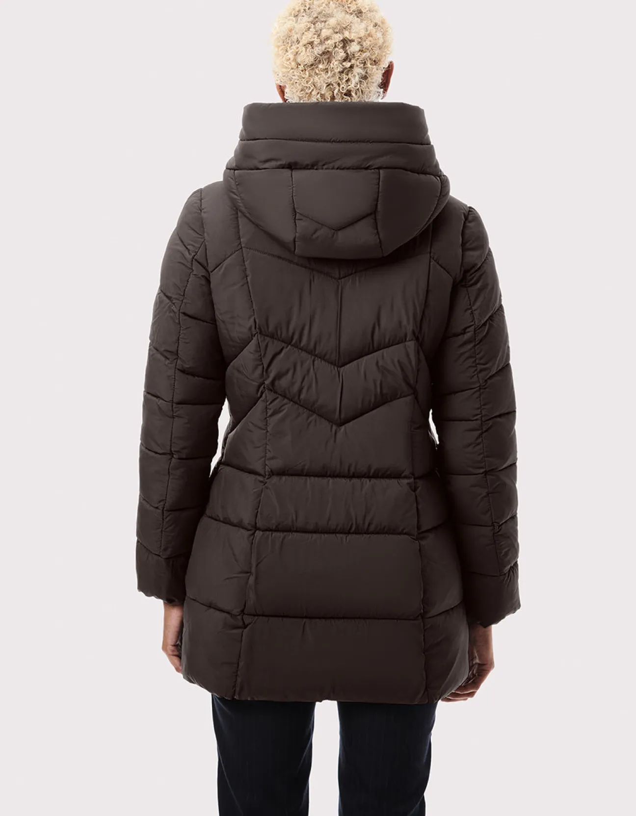 Bernardo Fashions Fab Funnel Quilted Puffer Jacket>Women Jackets