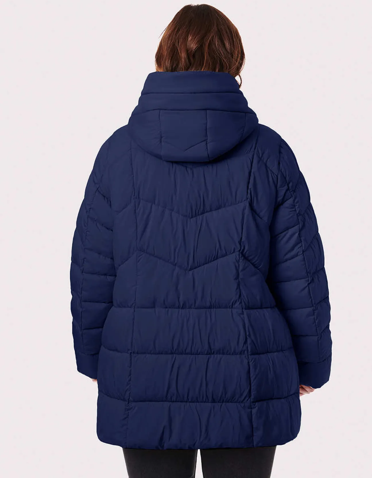 Bernardo Fashions Fab Funnel Quilted Puffer Jacket - Curve>Women Jackets