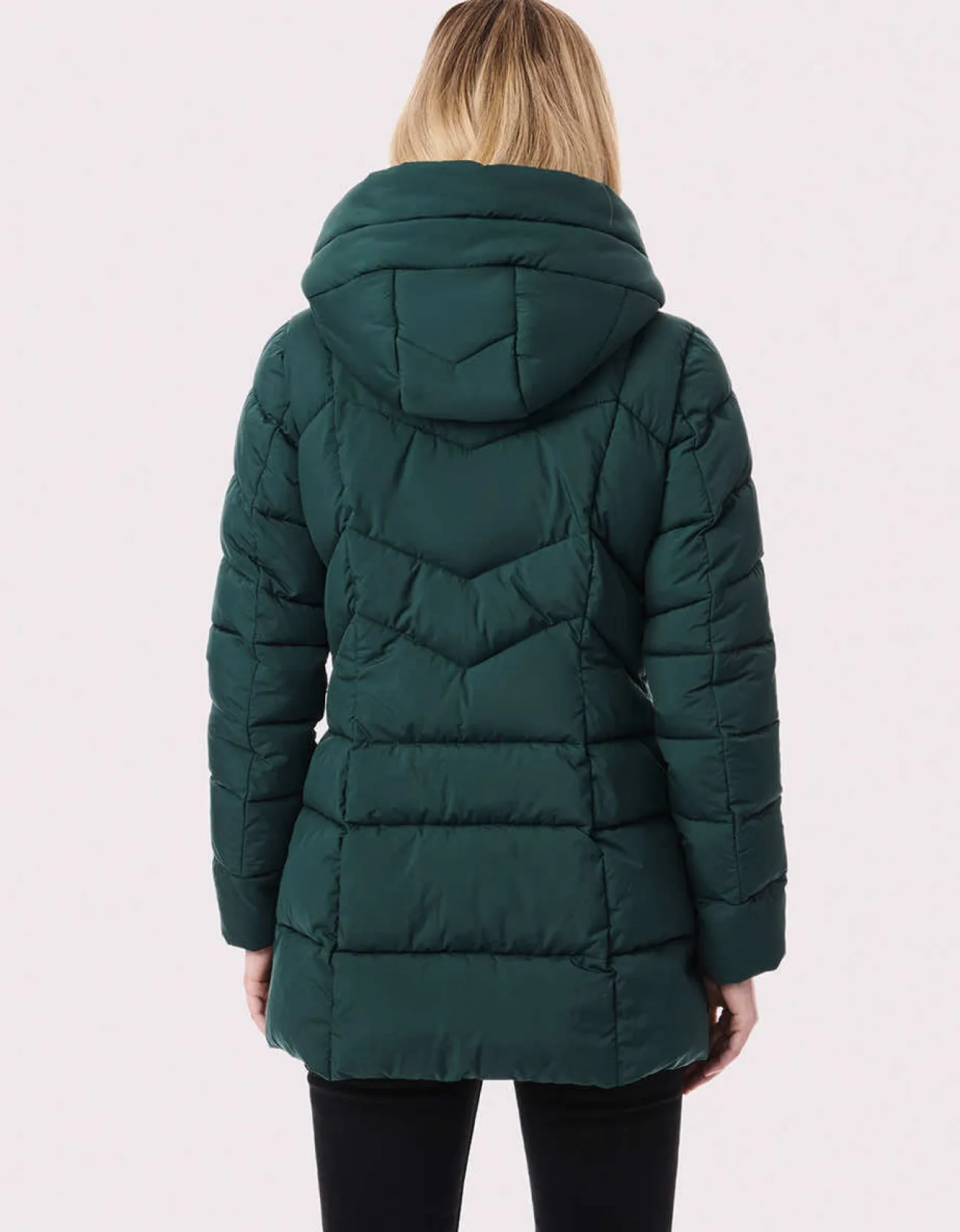 Bernardo Fashions Fab Funnel Quilted Puffer Jacket>Women Jackets