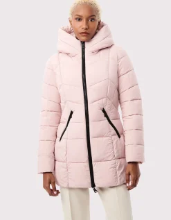 Bernardo Fashions Fab Funnel Quilted Puffer Jacket>Women Jackets