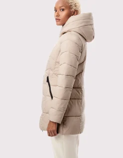 Bernardo Fashions Fab Funnel Quilted Puffer Jacket>Women Jackets