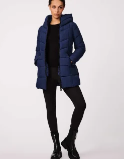 Bernardo Fashions Fab Funnel Quilted Puffer Jacket>Women Jackets