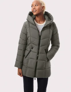 Bernardo Fashions Fab Funnel Quilted Puffer Jacket>Women Jackets