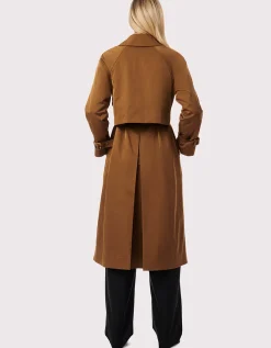 Bernardo Fashions Getaway Belted Long Rain Coat>Women Rain Or Shine