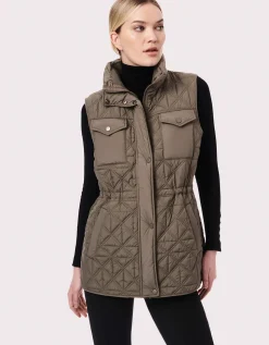 Bernardo Fashions Glamp Utility Puffer Vest>Women Vests