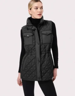 Bernardo Fashions Glamp Utility Puffer Vest>Women Vests