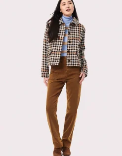 Bernardo Fashions Hayden Houndstooth Wool Jacket>Women Wool