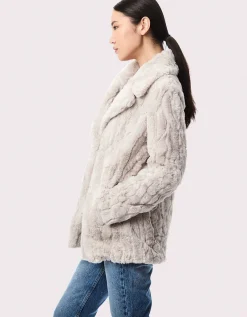 Bernardo Fashions Hygge Chic Vegan Fur Jacket>Women Vegan Fur