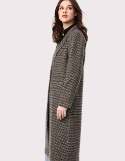 Bernardo Fashions Jackson Houndstooth Wool Coat>Women Wool