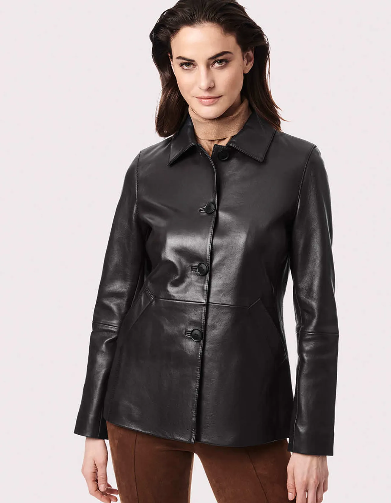 Bernardo Fashions Lincoln Road Leather Jacket>Women Leather