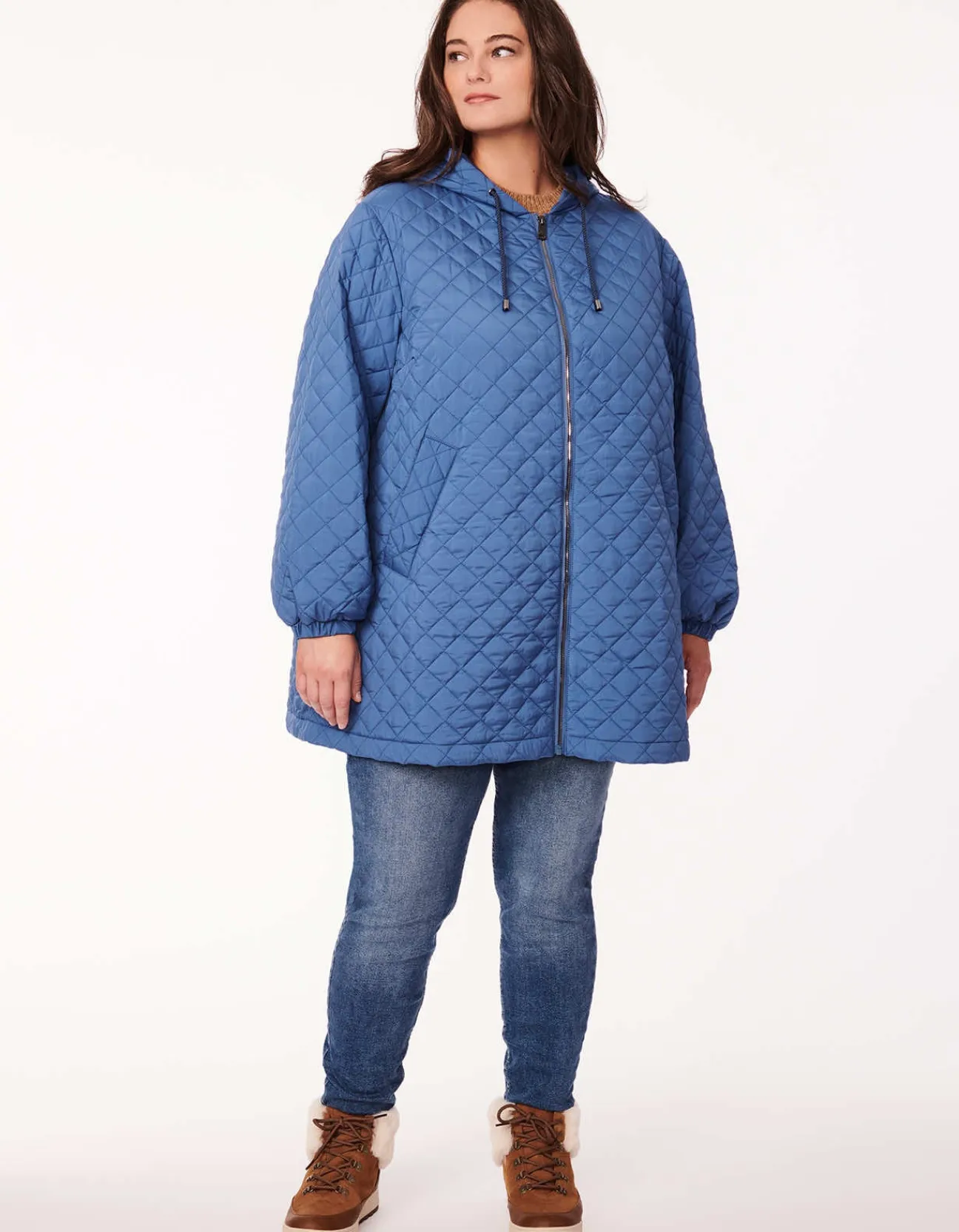 Bernardo Fashions Lite Quilted Coat - Curve>Women Walkers