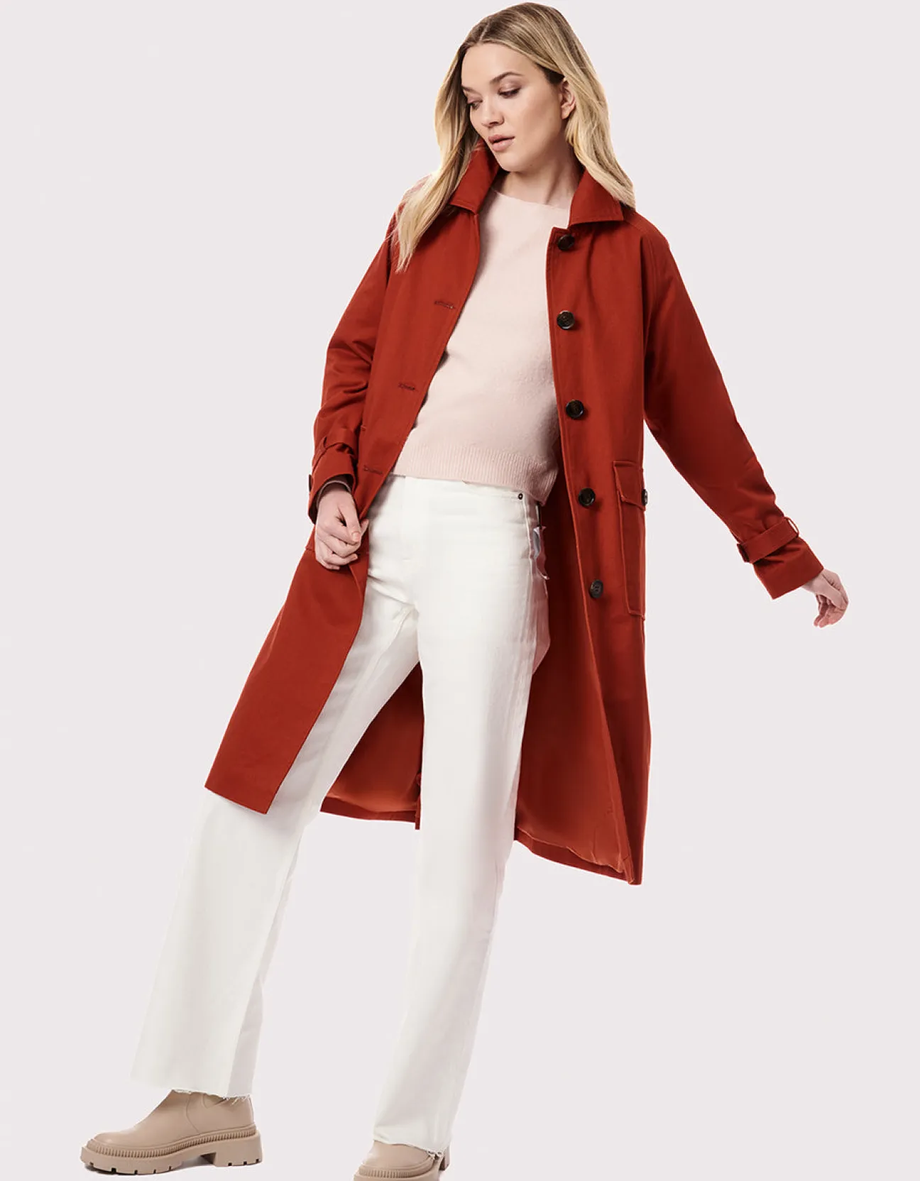 Bernardo Fashions Mayfair Long Utility Coat>Women Rain Or Shine