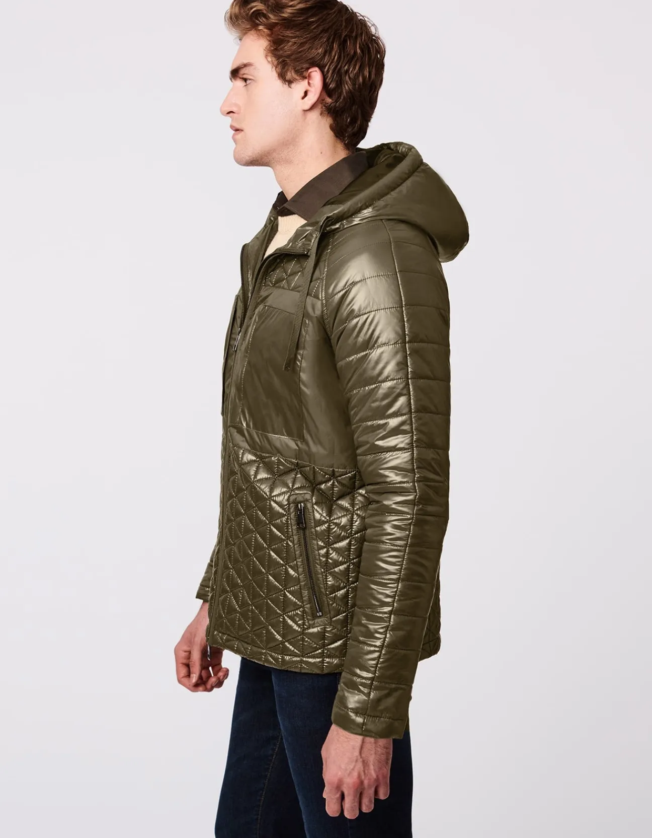 Bernardo Fashions Men'S City Hooded Puffer Jacket>Men Men