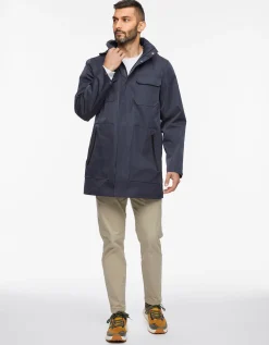 Bernardo Fashions Men'S Getaway Removable Hood Rain Jacket>Men Men