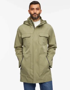 Bernardo Fashions Men'S Getaway Removable Hood Rain Jacket>Men Men
