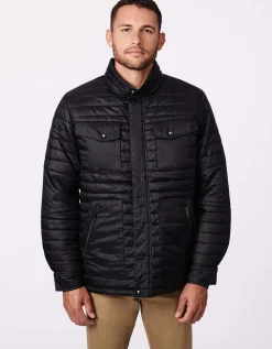 Bernardo Fashions Men'S Pocket Row Puffer Jacket>Men Men