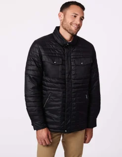 Bernardo Fashions Men'S Pocket Row Puffer Jacket>Men Men