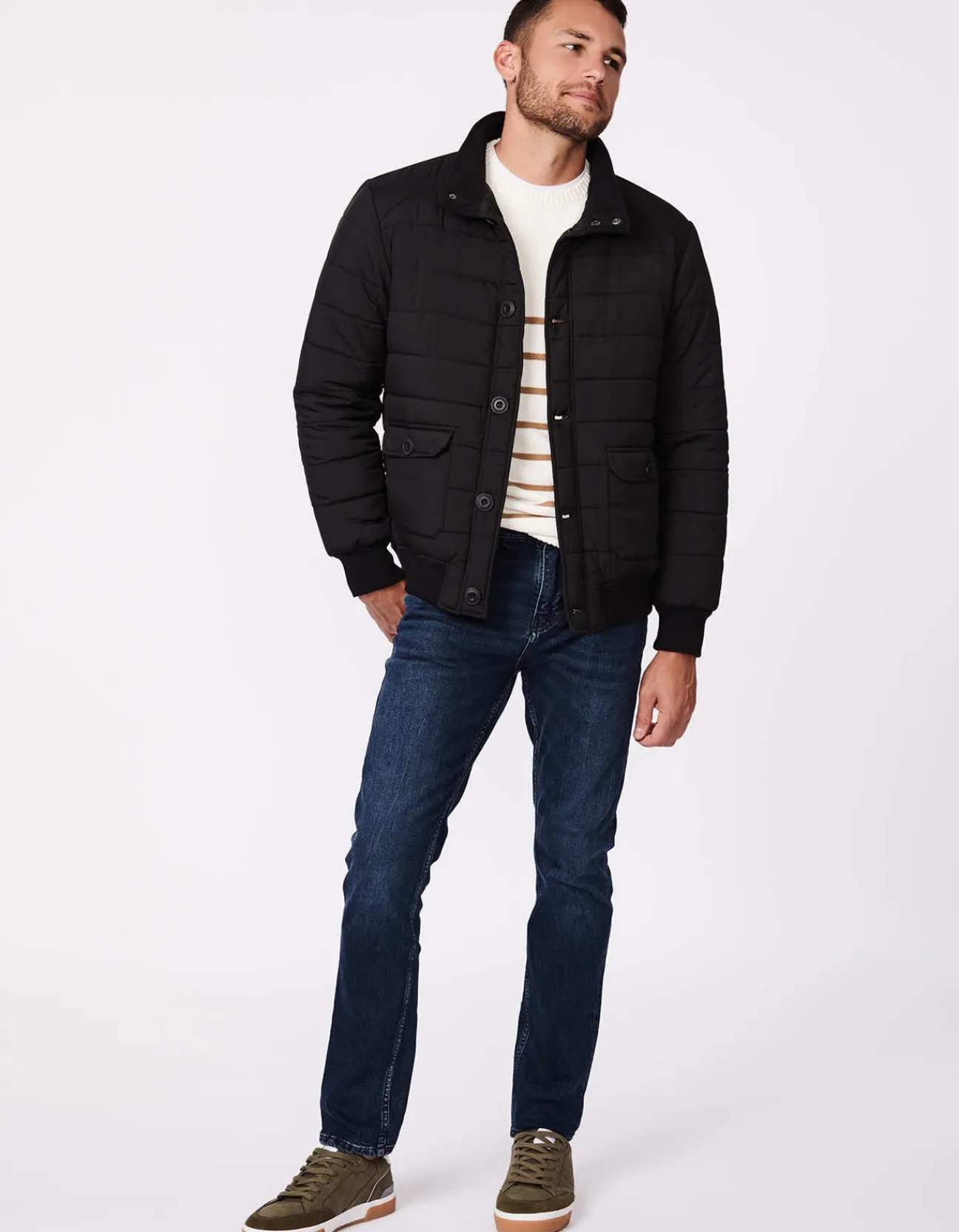 Bernardo Fashions Men'S Tunnel Funnel Puffer Jacket>Men Men