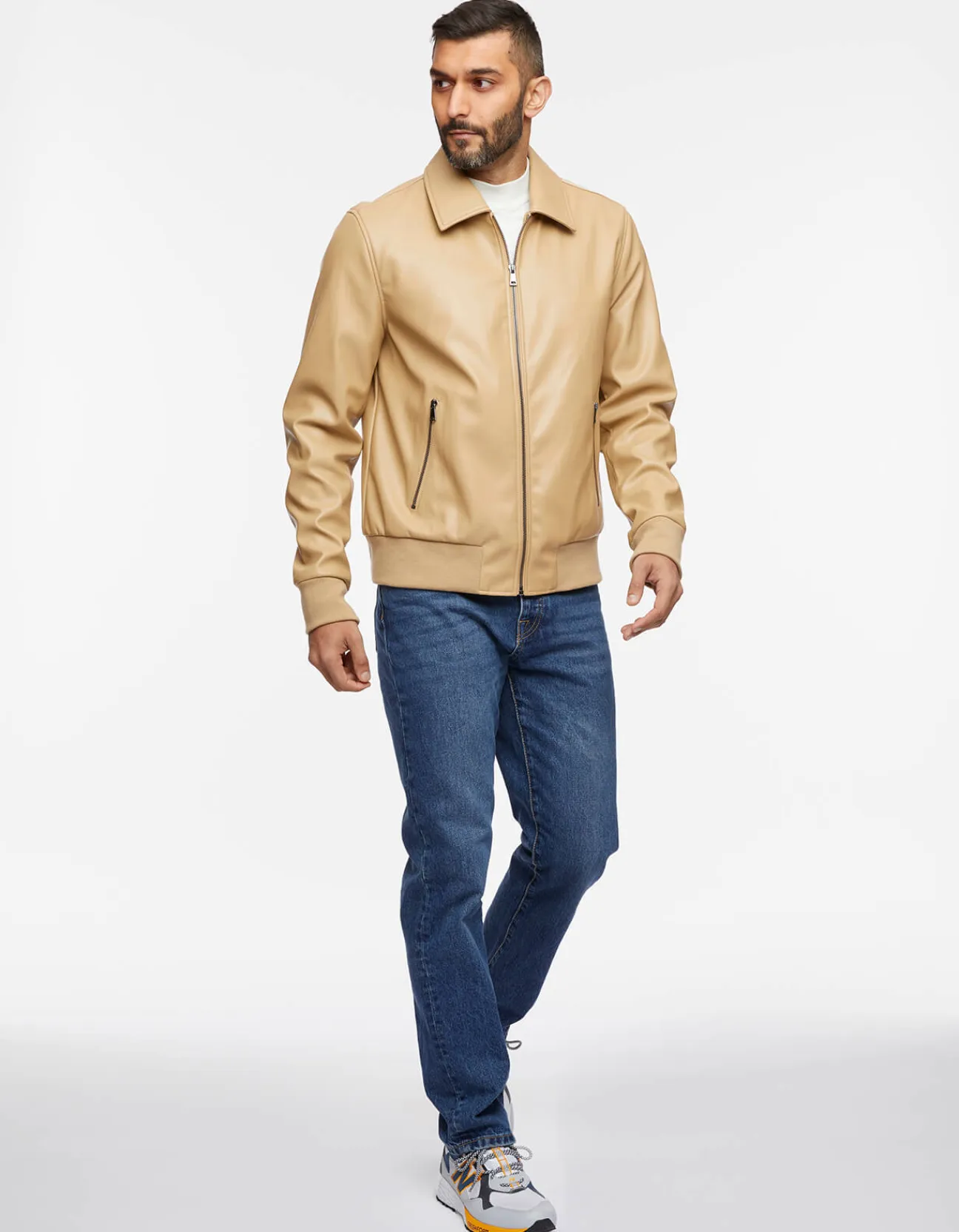 Bernardo Fashions Men'S Vegan Leather Jacket>Men Men