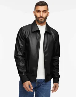 Bernardo Fashions Men'S Vegan Leather Jacket>Men Men