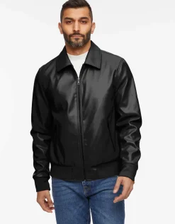 Bernardo Fashions Men'S Vegan Leather Jacket>Men Men
