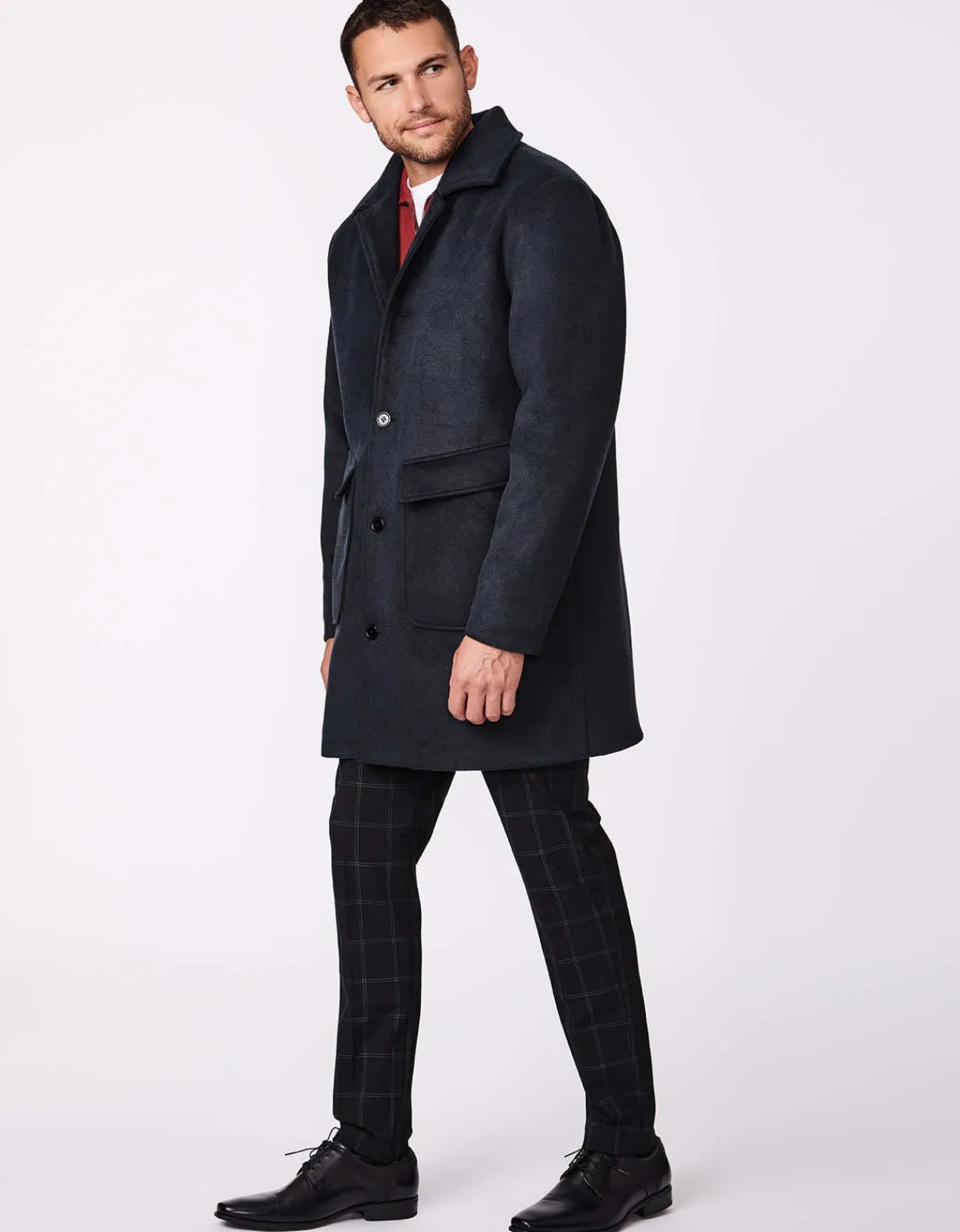 Bernardo Fashions Men'S Work-To-Weekend Wool Coat>Men Men