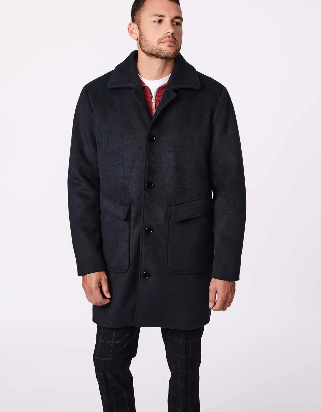 Bernardo Fashions Men'S Work-To-Weekend Wool Coat>Men Men