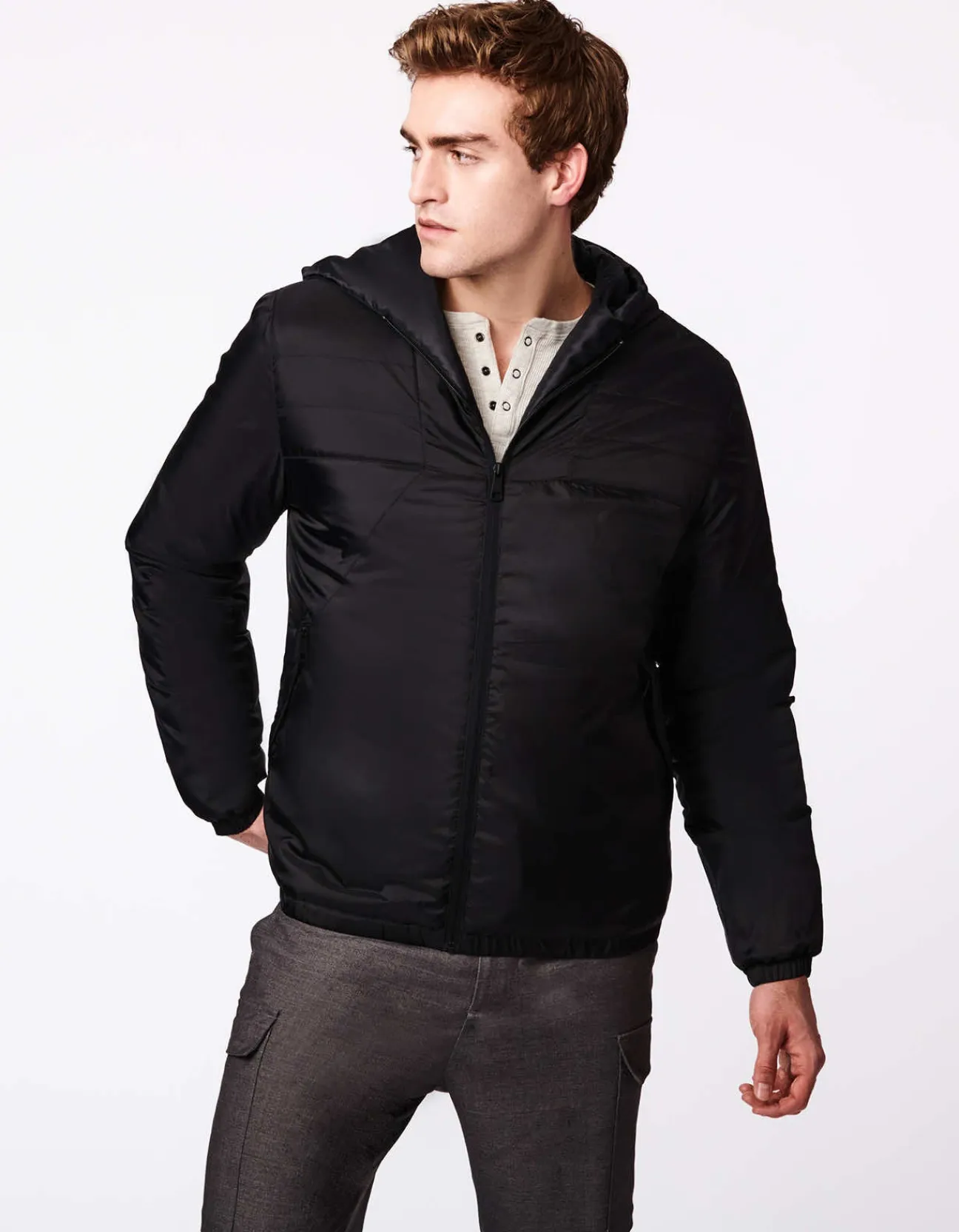 Bernardo Fashions Men'S Zip Puffer Jacket>Men Men