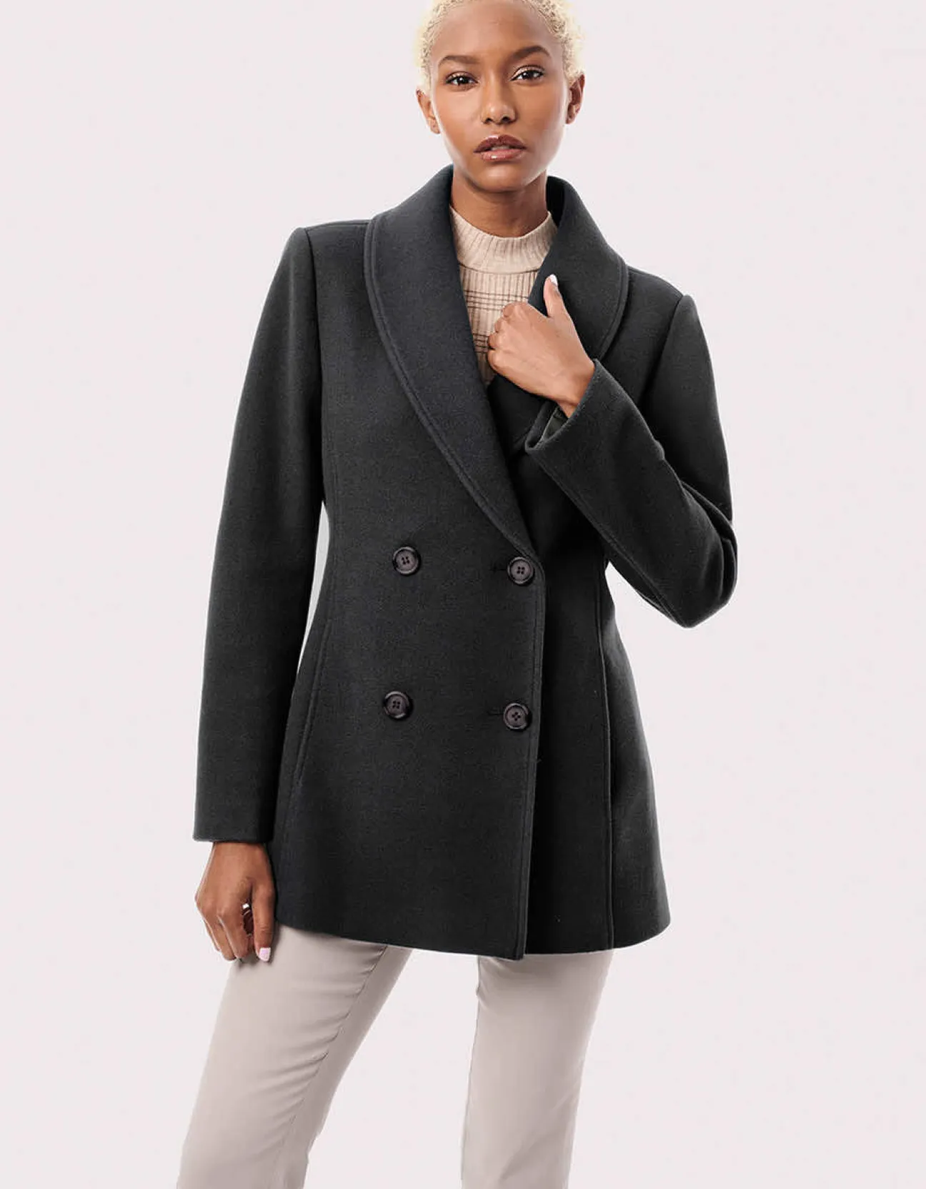 Bernardo Fashions Milan Modern Wool Blazer>Women Wool